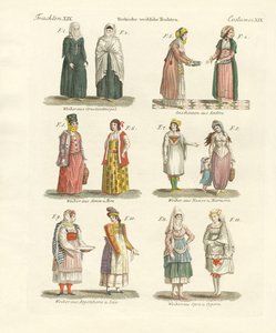 Costumes nationaux turcs - German School