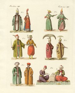 Costumes nationaux turcs - German School