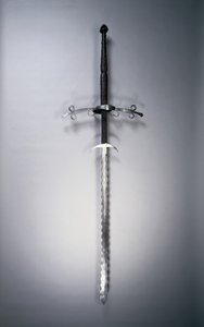 Épée à deux mains avec lame flamboyante, 1550-1600 - German School
