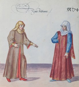 Deux femmes juives, c.1600 - German School