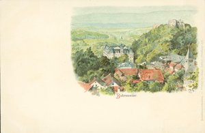 Vue de la ville de Badenweiler, Allemagne - German School