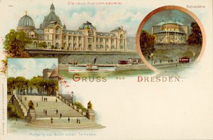 Vues de Dresde, Allemagne - German School
