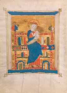 Vierge et enfant, 1400 - German School