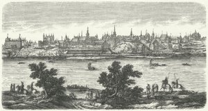 Varsovie au 17ème siècle - German School
