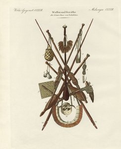 Armes et appareils domestiques des habitants de Nakuhiwa