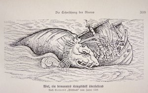 Baleine attaquant un navire