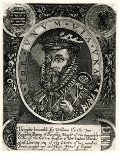 William Cecil Lord Burleigh - German School