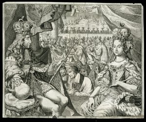 Guillaume III (1650-1702) et Marie II (1662-94) Roi et Reine de Grande-Bretagne et d