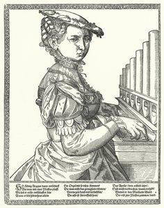 Femme jouant de l