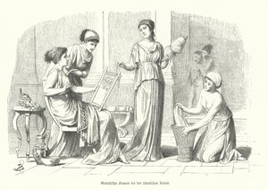 Femmes faisant le ménage en Grèce antique - German School