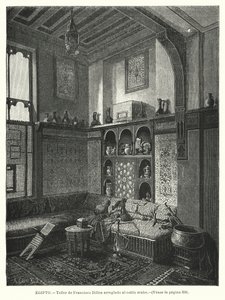 Atelier de Francis Dillon, décoré dans le style arabe - German School