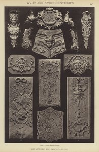 XVIIe et XVIIIe siècles, travail du métal et sculpture sur bois - German School