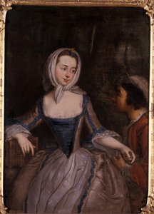 Jeunes femmes et un valet - German School
