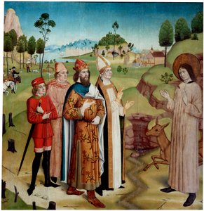 Saint Gilles et le roi Wamba à la chasse royale, c1470-1480