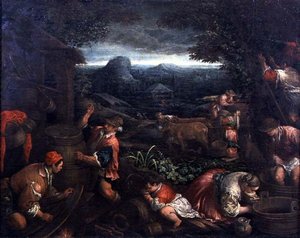 La Récolte des raisins - Gerolamo Bassano