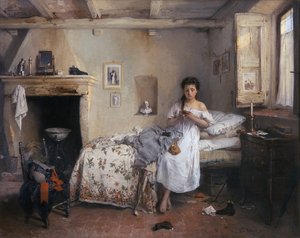 Prémonition douloureuse - Gerolamo Induno