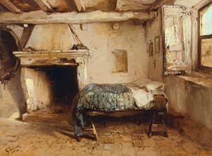 Intérieur rustique - Gerolamo Induno