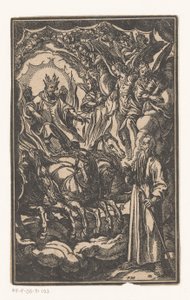 Saint couronné sur un chariot - Geronima Cagnaccia Parasole