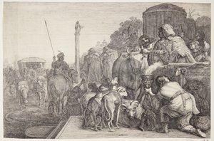 Paul et Barnabas à Lystra - Gerrit Claesz. Bleker