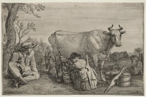 La Laitière - Gerrit Claesz. Bleker