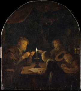 Une école du soir, vers 1655-57