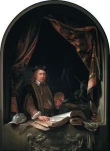 Autoportrait de Gérard Dou (1613-1675) - Gerrit Dou