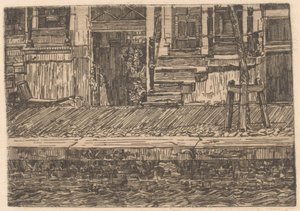 Souterrains sur un quai - Gerrit Haverkamp (signed by artist)