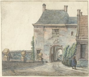 La porte du château de Heemstede - Gerrit Lamberts