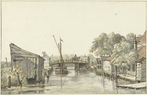 Vue de la digue de l