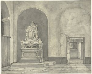 Monument funéraire de Balth. Fredericus von Stosch dans l