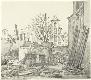 Démolition de la Maison des Indes occidentales à Amsterdam - Gerrit Lamberts