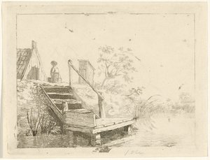 Escalier au bord de l