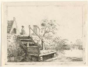 Escalier au bord de l