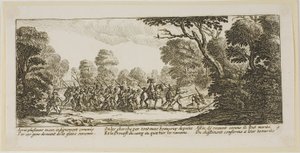 Découverte des soldats criminels, planche 9 des Grandes misères de la guerre - Gerrit Lucasz van Schagen