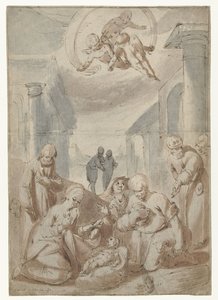 Adoration des bergers - Gerrit Pietersz. Sweelink