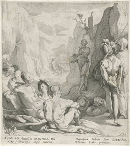 Prédication de Jean-Baptiste - Gerrit Pietersz. Sweelink