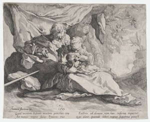 Le Repos pendant la Fuite en Égypte, 1593 - Gerrit Pietersz Sweelink