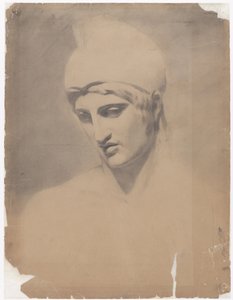 Étude académique avec tête casquée