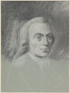 Autoportrait de Gerrit Zegelaar, avec perruque - Gerrit Zegelaar