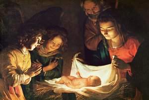 Adoration du bébé, c.1620