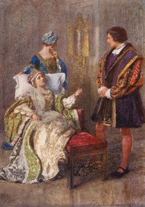 Pièce de William Shakespeare : Henry VIII - Gertrude E. Demain (after) Hammond