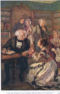 "Oh, mon mari et père, brisez ce long silence !"