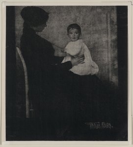 Portrait de Mme Ward avec bébé