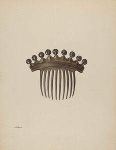 Peigne, vers 1939 - Gertrude Lemberg