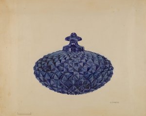 Beurrier couvert, vers 1936 - Gertrude Lemberg