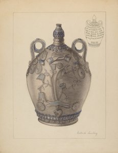Cruche avec bouchon, vers 1937 - Gertrude Lemberg