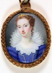 Une dame appelée Elizabeth Robinson, Mme Montagu - Gervase (attr.to) Spencer