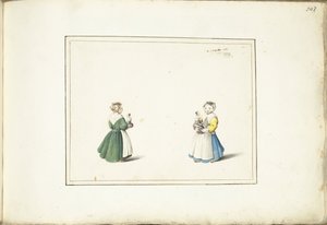 Deux filles avec une poupée - Gesina ter Borch