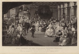 Le roi Charles II et Élisabeth, princesse palatine