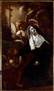 Sainte Rita de Cascia en extase